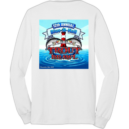 Trout Brawl 2025 Gildan® - Ultra Cotton® 100% US Cotton Long Sleeve T-Shirt with Pocket.  2410