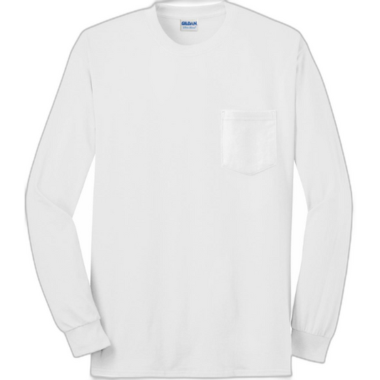 Trout Brawl 2025 Gildan® - Ultra Cotton® 100% US Cotton Long Sleeve T-Shirt with Pocket.  2410